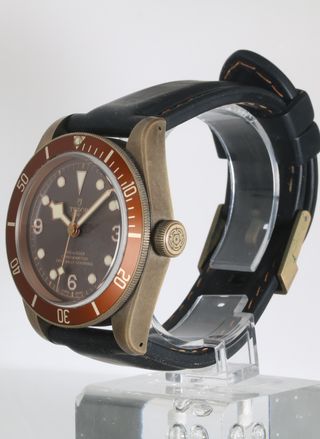 Tudor Heritage Black Bay Reloj Marrón Naranja