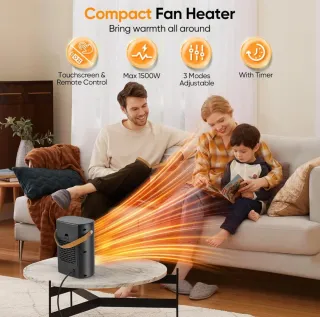 Caldabagno elettrico portatile 1500W Nuovo