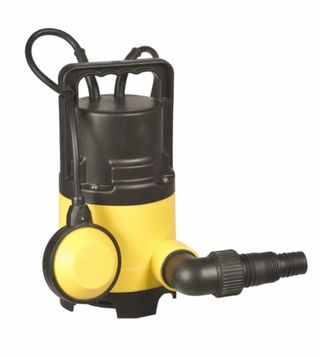 Bomba de achique amarilla y negra