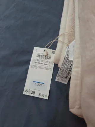 Manta pelo corto Zara Home Reversible