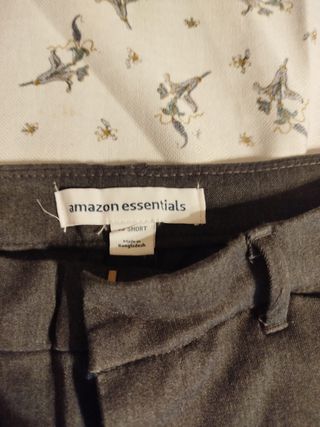 Pantalón de Vestir Gris Amazon Essentials Hombre