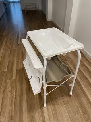 Cambiador más bañera Olmitos con soporte