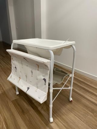 Cambiador más bañera Olmitos con soporte