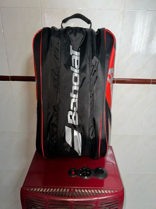 Paletero Babolat Juan Lebrón Negro Rojo