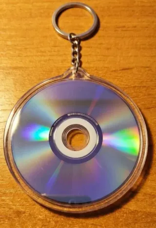 Llavero con forma de Disco Blu-ray