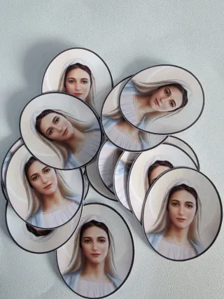 Pegatinas Virgen de Medjugorje x15