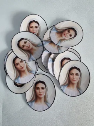 Pegatinas Virgen de Medjugorje x15