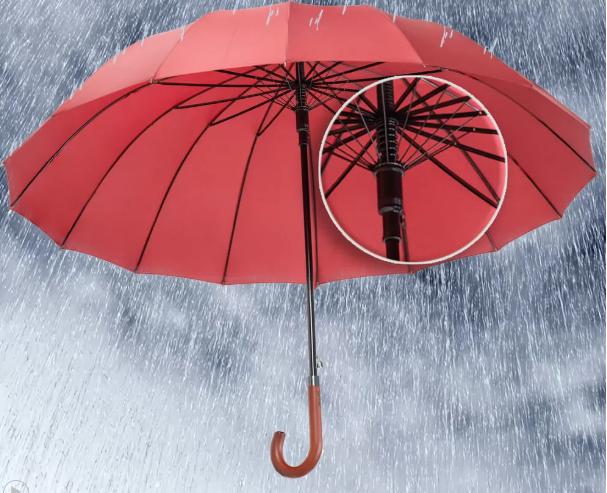 Paraguas rojo Royal Walk - miniatura 2