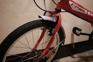 Bicicleta plegable F-Park 20 roja