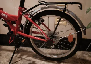 Bicicleta plegable F-Park 20 roja