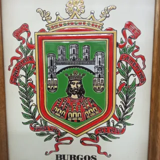 Cuadro Decorativo Burgos Cerámica y Madera
