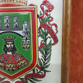 Cuadro Decorativo Burgos Cerámica y Madera