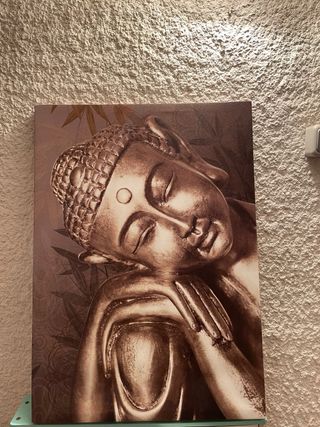 Cuadro Buda Zen Dorado 50 x 70