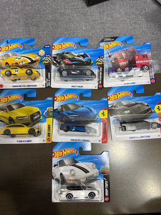 Pack 7 Coches Hot Wheels