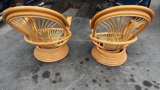 2 Sillones de Rattan