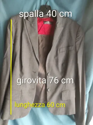Blazer donna grigio firmato