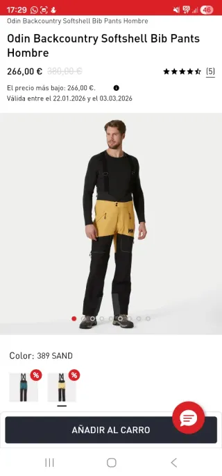 Helly Hansen Pantalones Impermeables Nuevos
