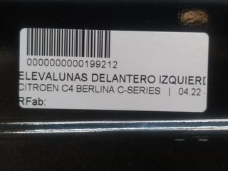 CITROEN C4 BERLINA C-SERIES ELEVALUNAS DELANTERO IZQUIERDO