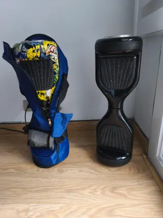 Hoverboard Negro y hoverboard estampado