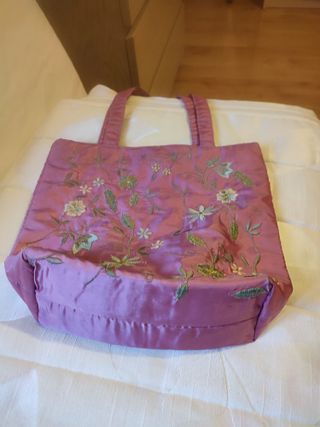 Bolso vintage bordado
