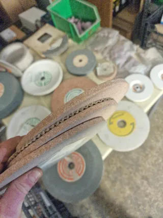 Lote de discos de esmeril