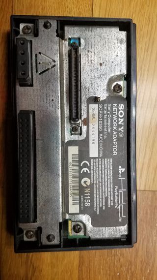 PS2 FAT Negra + MC 8MB + 3 Mandos + adaptador red