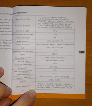 Apeman A80 Cámara de Acción Go Pro