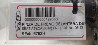 SEAT ATECA (KHP) FR PINZA DE FRENO DELANTERA DERECHA