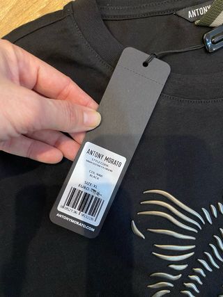 Camiseta Antony Morato Negra Estampado Tigre