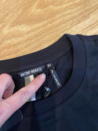 Camiseta Antony Morato Negra Estampado Tigre