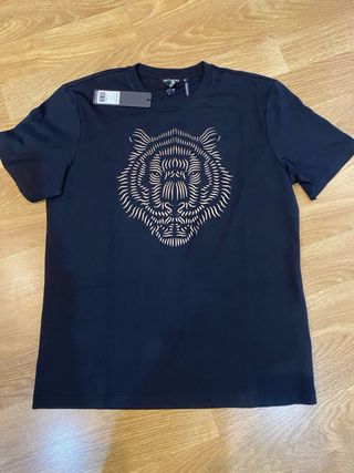 Camiseta Antony Morato Negra Estampado Tigre