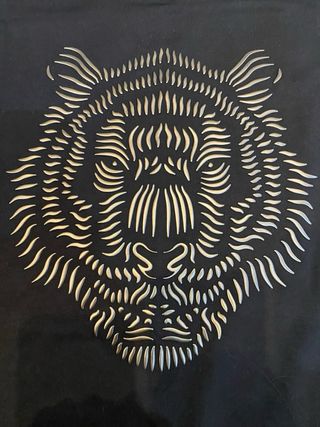 Camiseta Antony Morato Negra Estampado Tigre