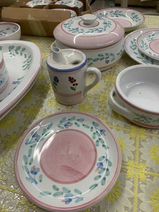 Set Ceramica Artigianale Piatti e Vassoi