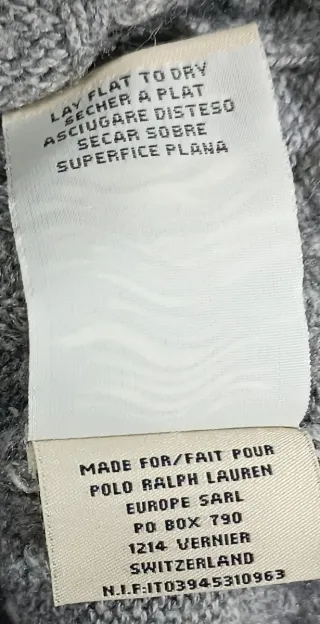 Jersey Ralph Lauren Gris  Talla S