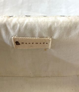 Cestino rivestito in tessuto – Handmade – shabby