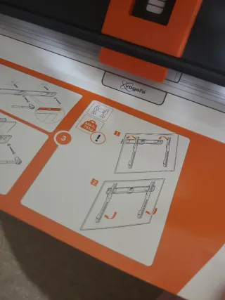 Soporte TV Pared Negro