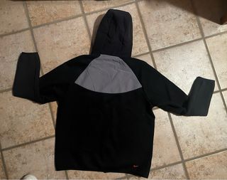 Felpa Nike Tech Full Zip Grigia Nera