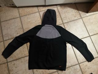 Felpa Nike Tech Full Zip Grigia Nera