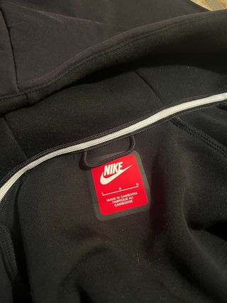 Felpa Nike Tech Full Zip Grigia Nera