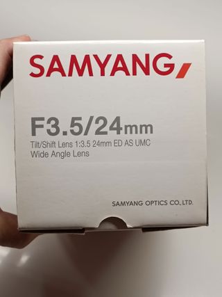 Samyang 24mm T-S Tilt/Shift Sony