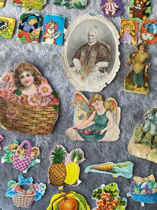 Cromos antiguos variados