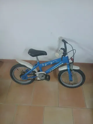 Bicicleta infantil azul
