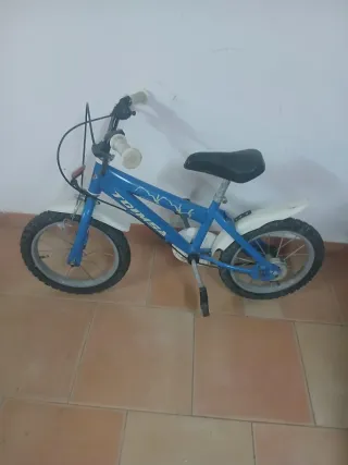 Bicicleta infantil azul