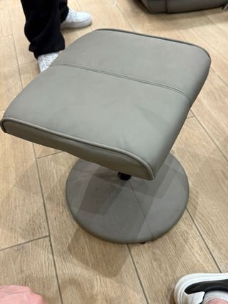 Sillón reclinable de piel