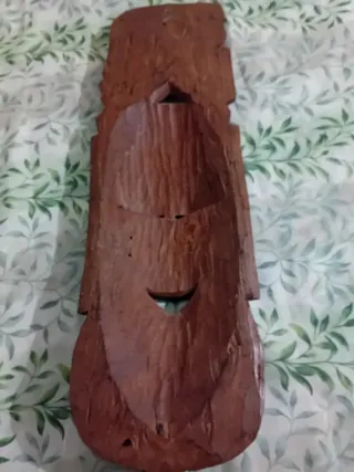 Maschera Africana Legno Intagliato H.78cm