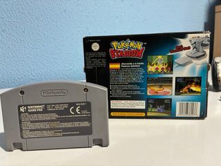 Pokémon Stadium N64 + 2 Transfer Pak con caja orig