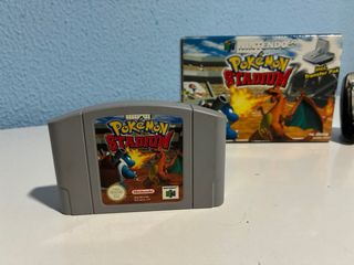 Pokémon Stadium N64 + 2 Transfer Pak con caja orig