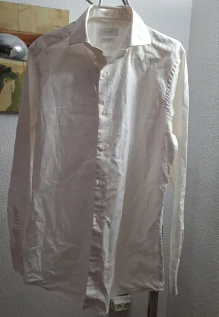 Camisa Massimo Dutti Blanca Talla S