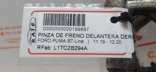 FORD PUMA ST-Line PINZA DE FRENO DELANTERA DERECHA
