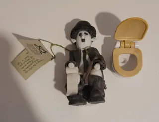 Figura cerámica Charles Chaplin